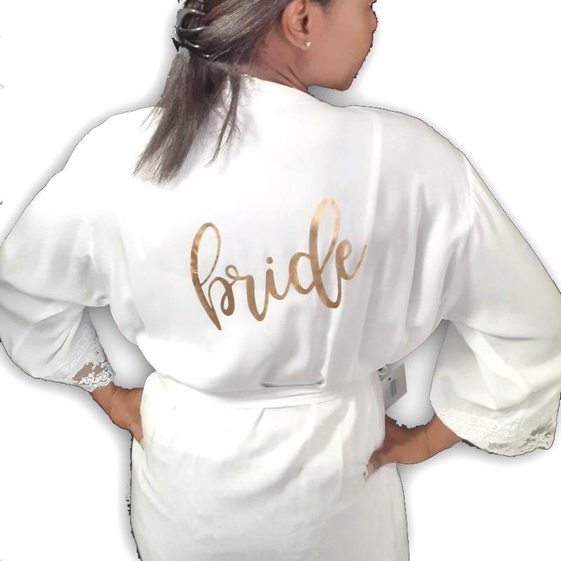 Engraved "Bride" Robe BABA'S
