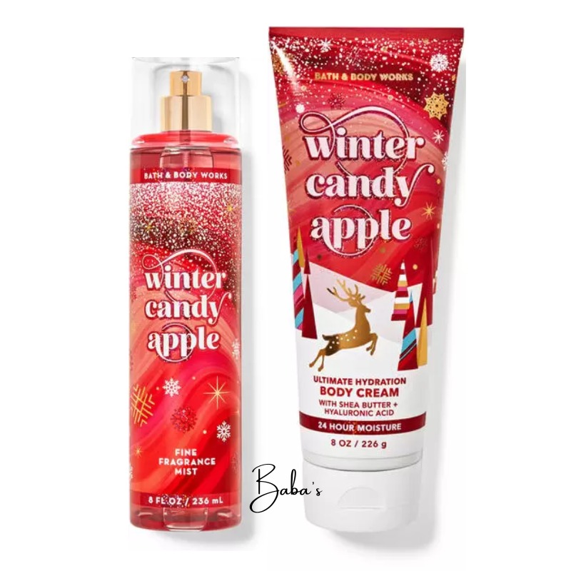 Baba's Gift Designs - Winter Candy Apple Body Cream & Fragrance Mist ...